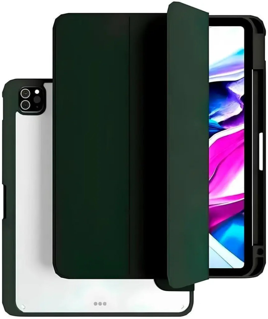 Чехол VLP для Apple iPad Pro 11 (2024) 11 дюйм зеленый купить,NaN
