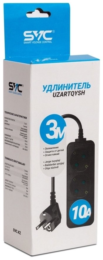 Удлинитель SVC GXC3S-30M 3 м купить,0