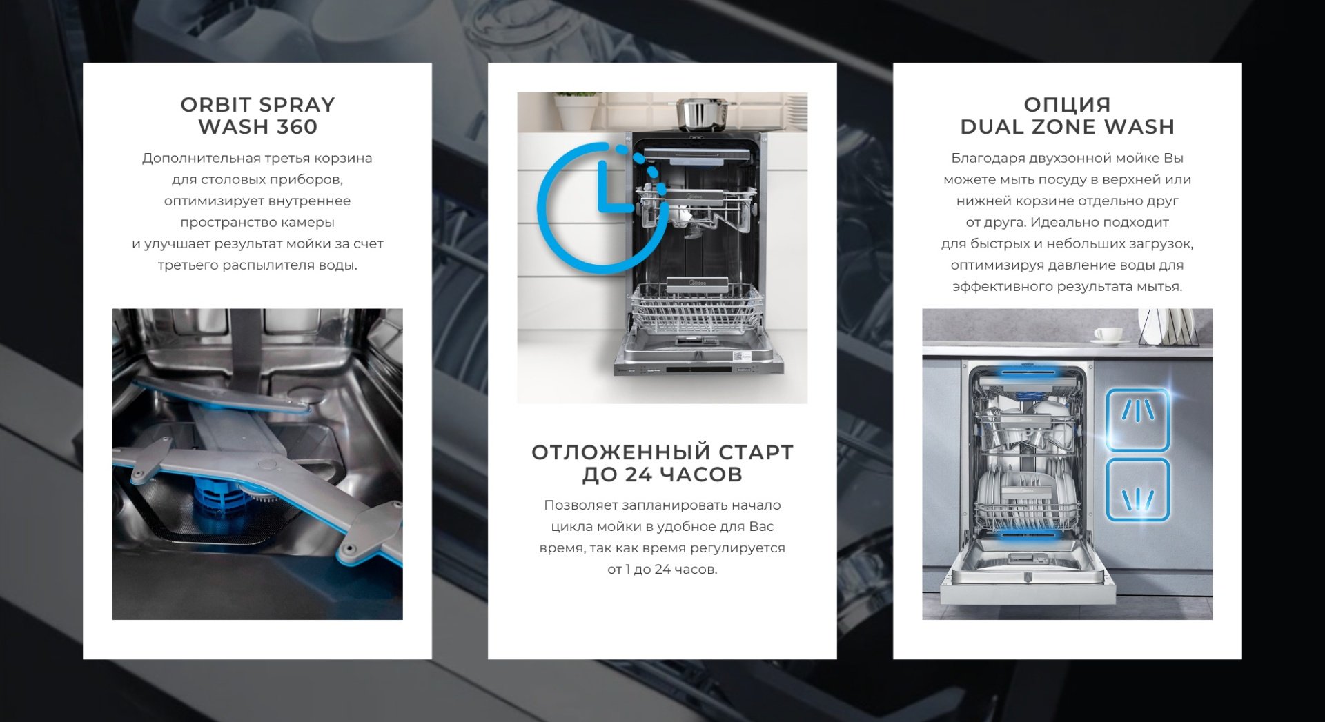 Посудомоечная машина Midea MDWB-4518LF серебристый купить,0