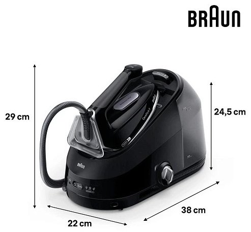 Парогенератор Braun CareStyle 5 IS5249BK черный - ForteMarket Парогенератор Braun CareStyle 5 IS5249BK черный купить,0