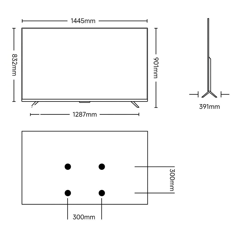 Телевизор 65" Xiaomi S 2026 L65MC-SRU Mini LED QLED VA черный купить,399990