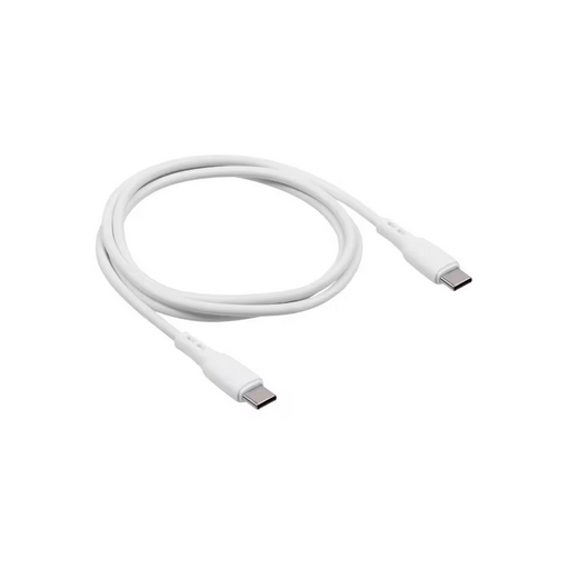Кабель Carmega USB Type C-USB Type C CAR-C-CC1M-WH 1м белый