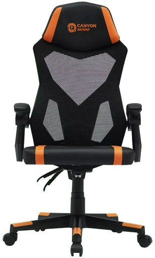 Игровое кресло Canyon CNE-MCH01, черный, оранжевый