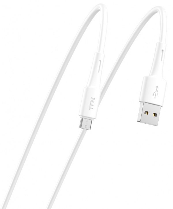 Кабель TFN USB - microUSB TFN-CMICUSB1MWH 1м белый купить,0