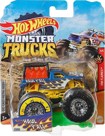 Грузовая Mattel Monster Trucks FYJ44, металл, мультиколор купить,NaN