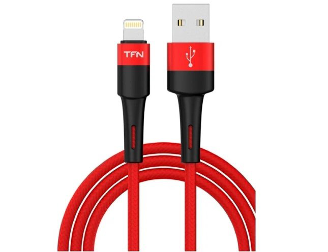 Кабель TFN USB - Lightning TFN-C-ENV-AL1MRD 1.2м красный