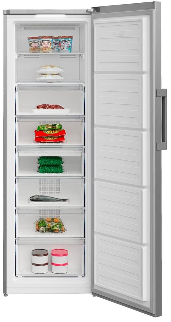 Морозильник BEKO B3RFNK 312S 312 л серый купить,NaN