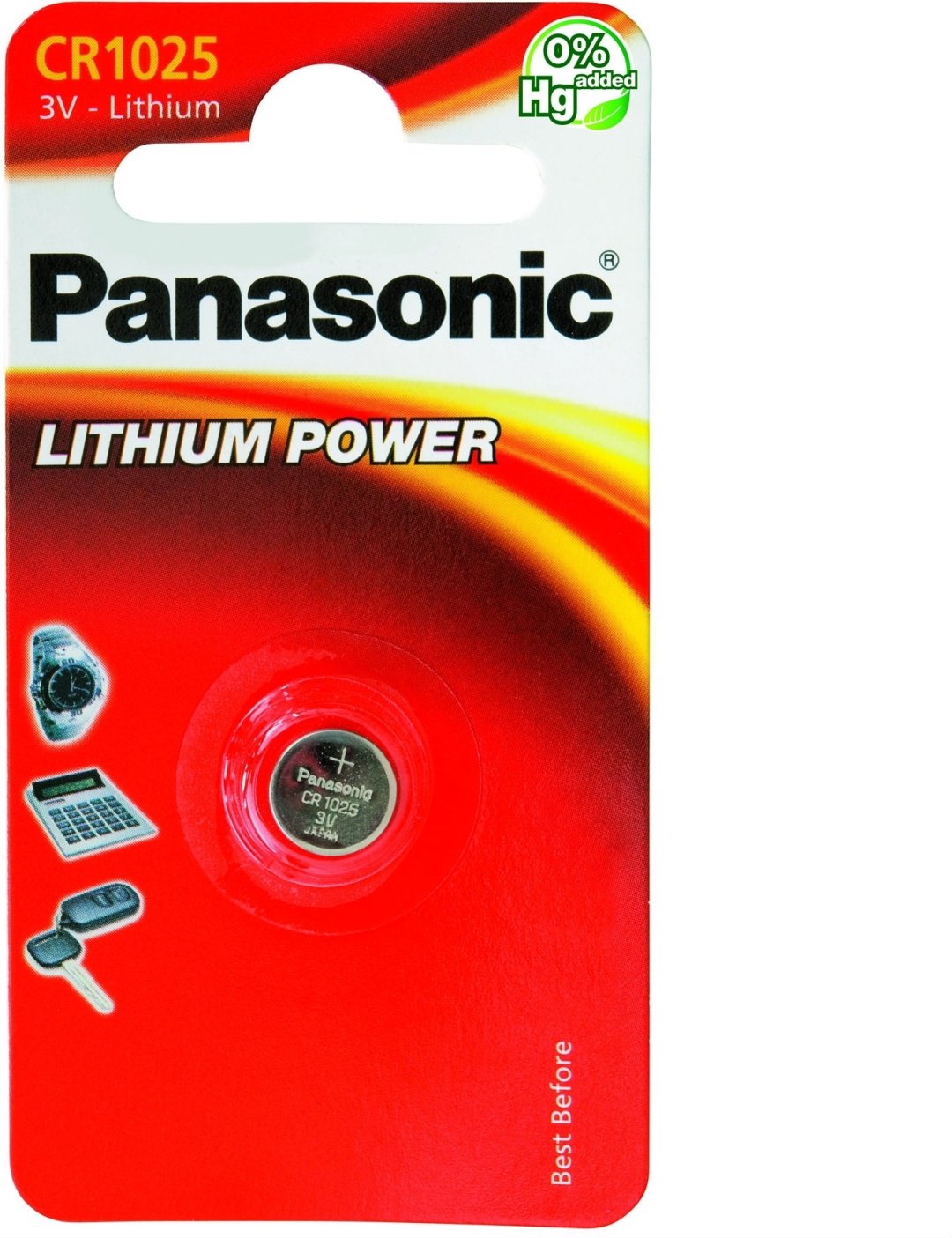 Батарейка CR1025 Panasonic 1 шт