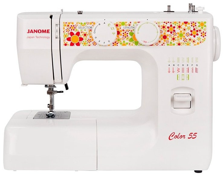 Швейная машина Janome Color 55 белый купить,75990