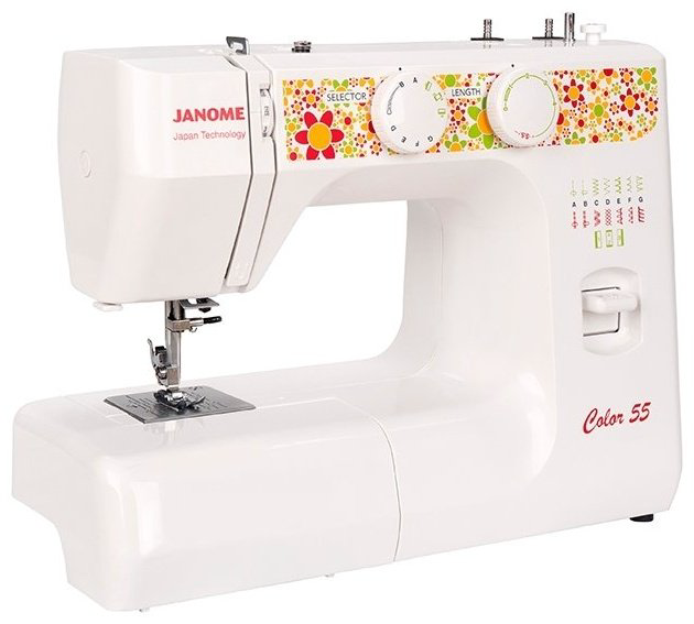 Швейная машина Janome Color 55 белый купить,75990