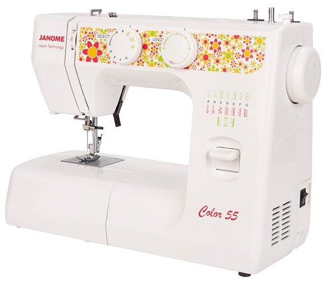 Швейная машина Janome Color 55 белый - ForteMarket Швейная машина Janome Color 55 белый купить,0