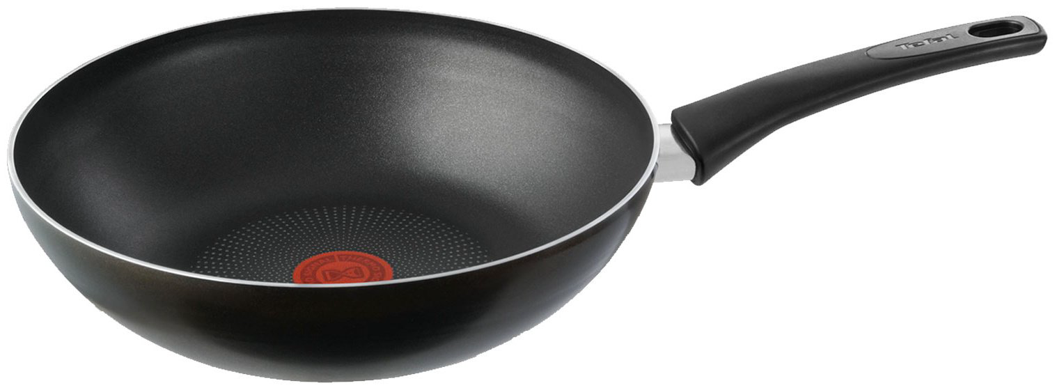 Вок Tefal Strenght 28 см с антипригарным покрытием, алюминий