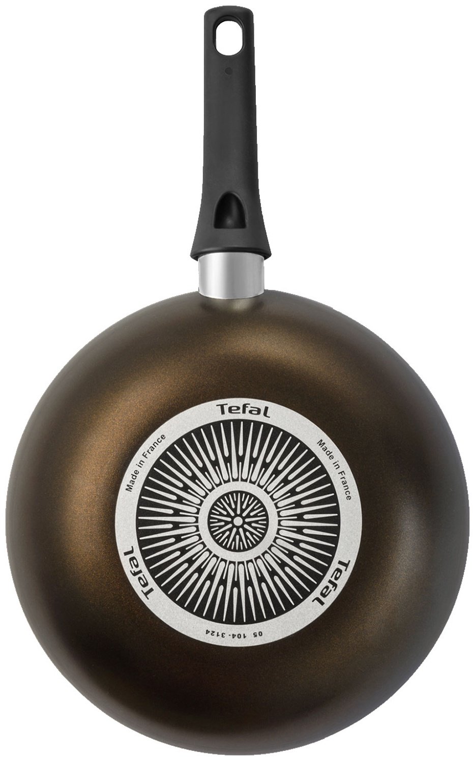 Вок Tefal Strenght 28 см с антипригарным покрытием, алюминий
