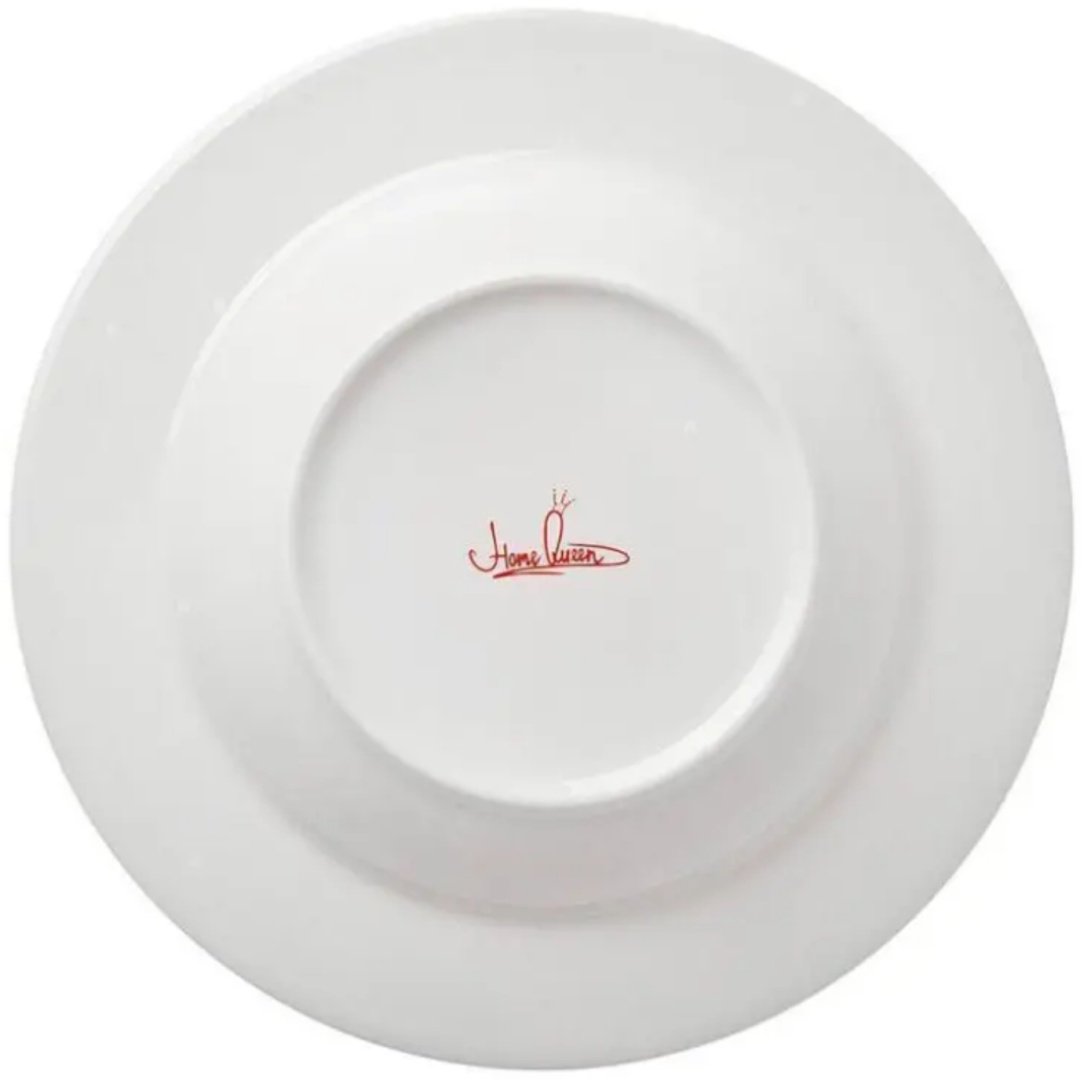 Home Queen тарелка 77098 21.7 см 1 шт, костяной фарфор - ForteMarket Home Queen тарелка 77098 21.7 см 1 шт, костяной фарфор купить,0
