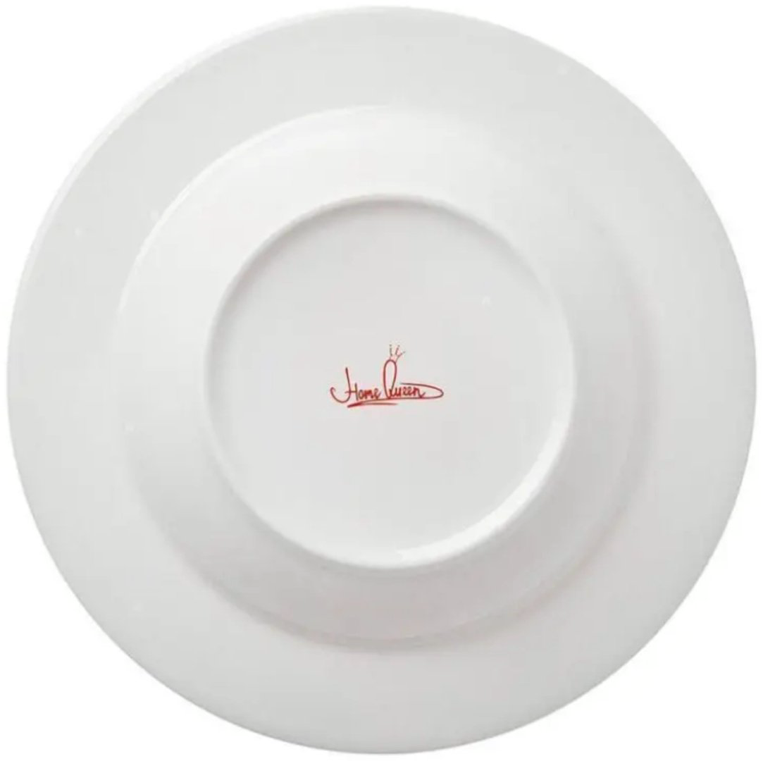 Home Queen тарелка 77098 21.7 см 1 шт, костяной фарфор купить,NaN