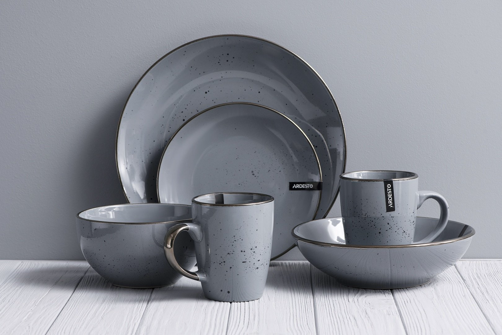 Ardesto тарелка Ardesto Bagheria AR2919GREY 19 см 1 шт, керамика купить,NaN