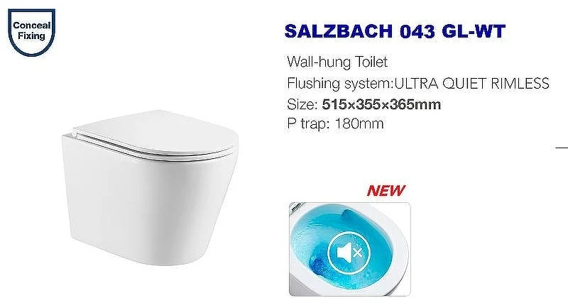 Инсталляция комплект WeltWasser MS50740 MARBERG 507 + SALZBACH 043 GL-WT + MAR 507 SE-CR белый купить,187300