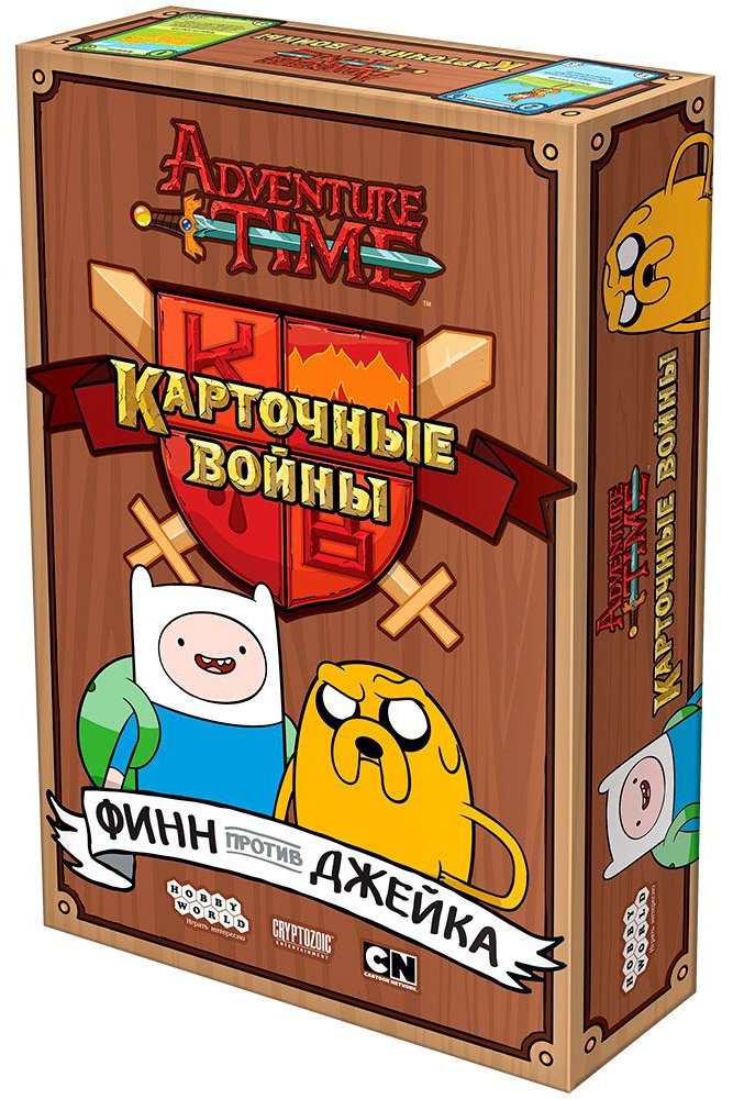 Настольная игра Hobby World Время приключений Карточные войны. Финн против Джейка 1618 купить,NaN