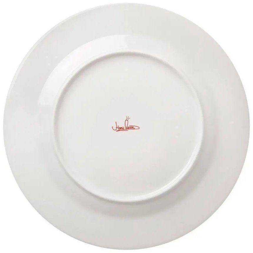 Home Queen тарелка Медовая 26.8 см 1 шт, костяной фарфор купить,NaN