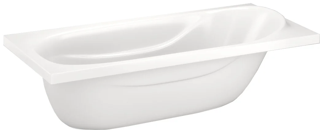 Ванна Domani-Spa Standard с ножками, экраном и подголовником 150х70см белая купить,NaN