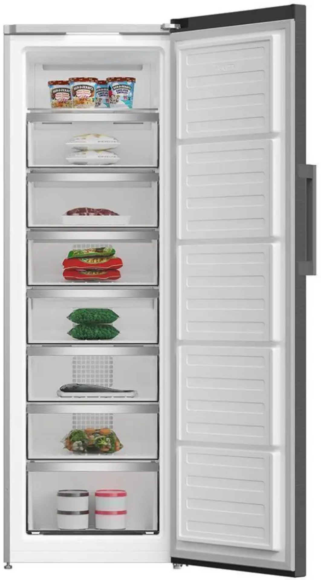 Морозильник Grundig GFPN66831XBR 312 л черный, серый купить,0