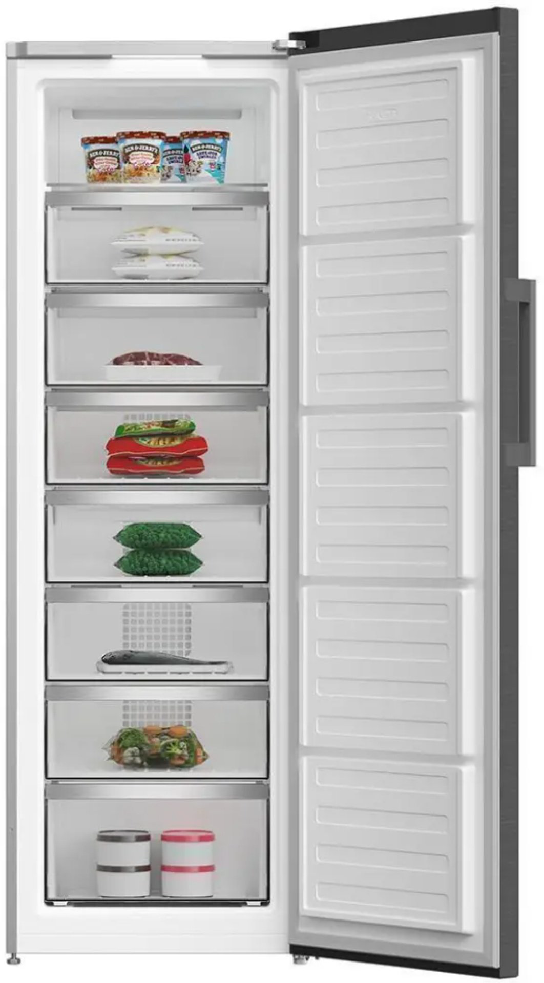 Морозильник Grundig GFPN66831XBR 312 л черный, серый купить,NaN