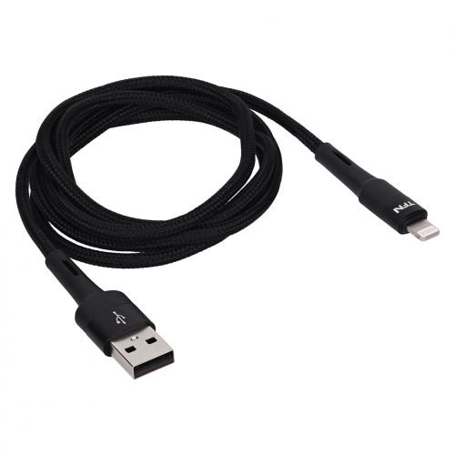Кабель TFN USB - Lightning TFN-C-ENV-AL1MBK 1.2м черный