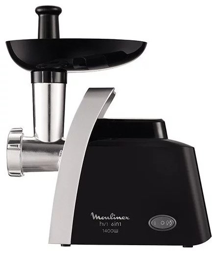 Мясорубка Moulinex HV1 ME108832 серебристый, черный - ForteMarket Мясорубка Moulinex HV1 ME108832 серебристый, черный купить,0
