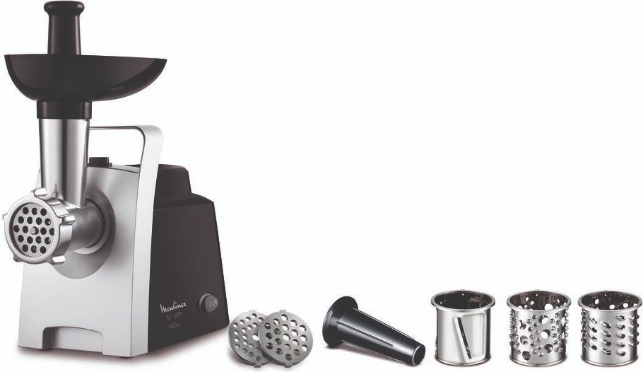 Мясорубка Moulinex HV1 ME108832 серебристый, черный - ForteMarket Мясорубка Moulinex HV1 ME108832 серебристый, черный купить,0