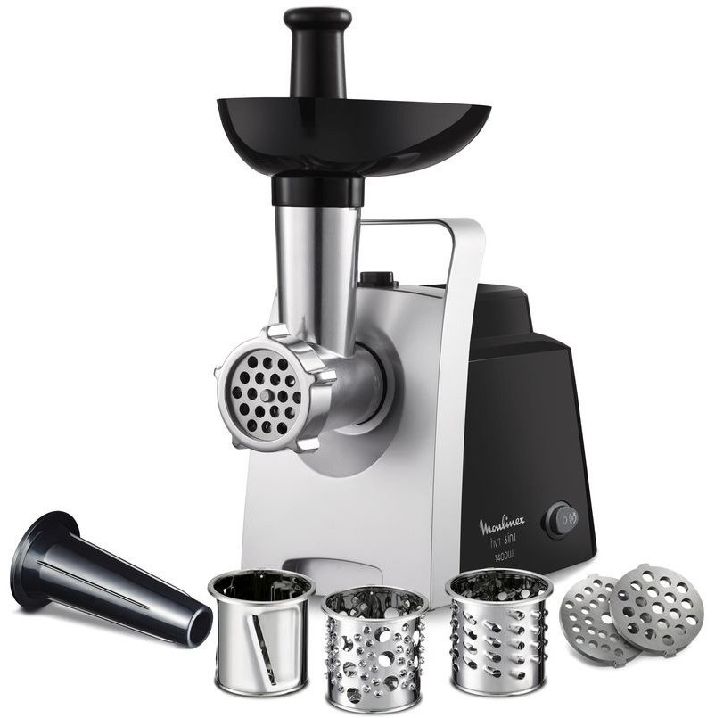 Мясорубка Moulinex HV1 ME108832 серебристый, черный - ForteMarket Мясорубка Moulinex HV1 ME108832 серебристый, черный купить,0