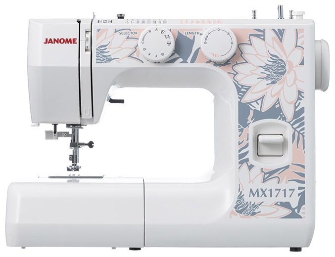 Швейная машина Janome MX1717 белый, серый
