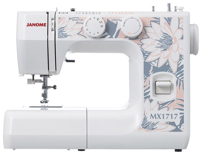 Швейная машина Janome MX1717 белый, серый купить,81990