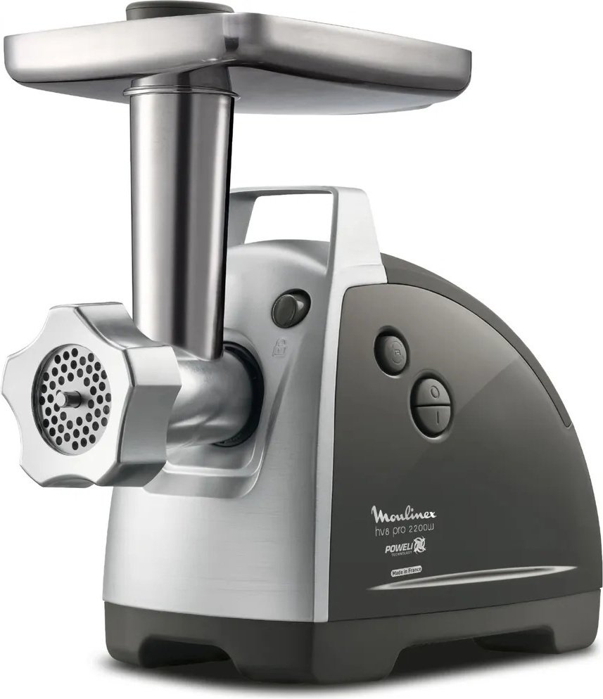 Мясорубка Moulinex ME 688832 серый, серебристый