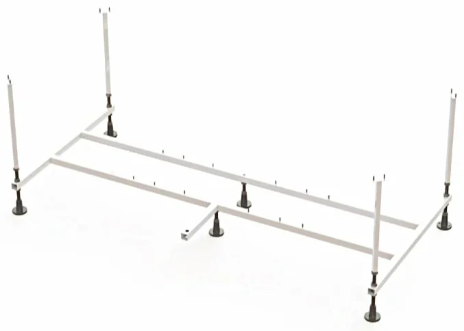Ванна Domani-Spa Standard 150x70x41см с опорой и сифоном