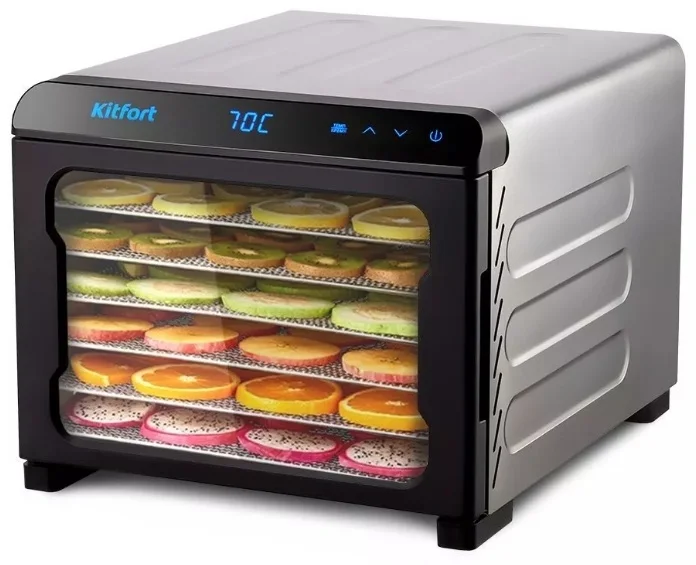 Сушилка для овощей и фруктов Kitfort КТ-4931 Silver Black