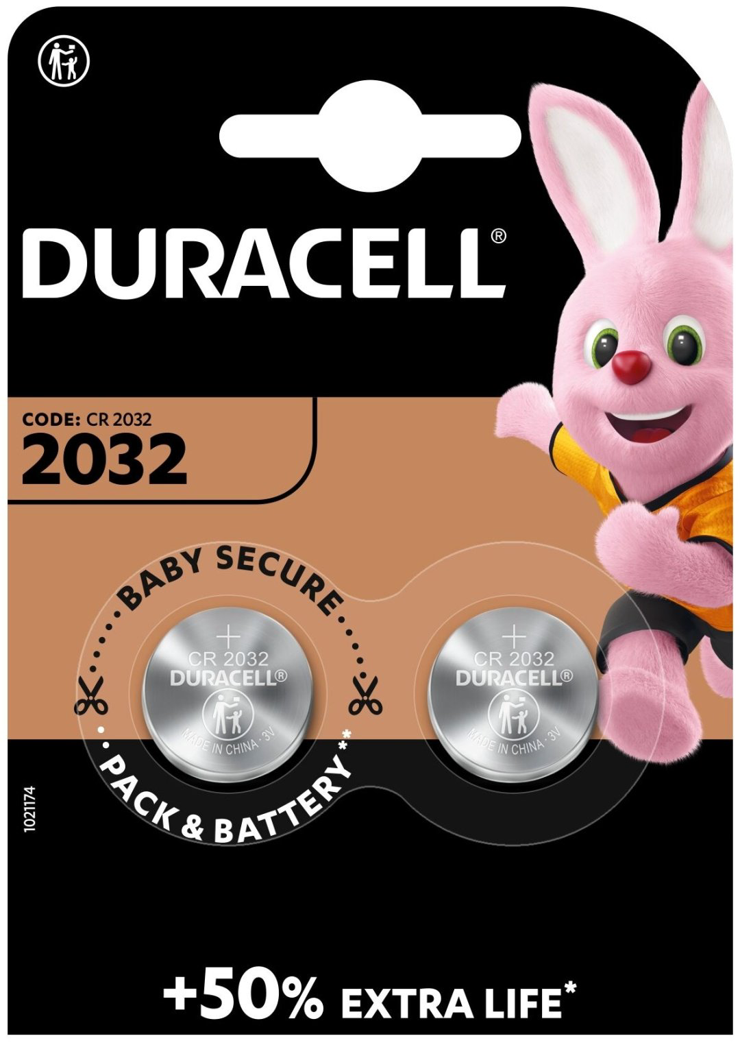 Батарейка CR2032 Duracell 2 шт