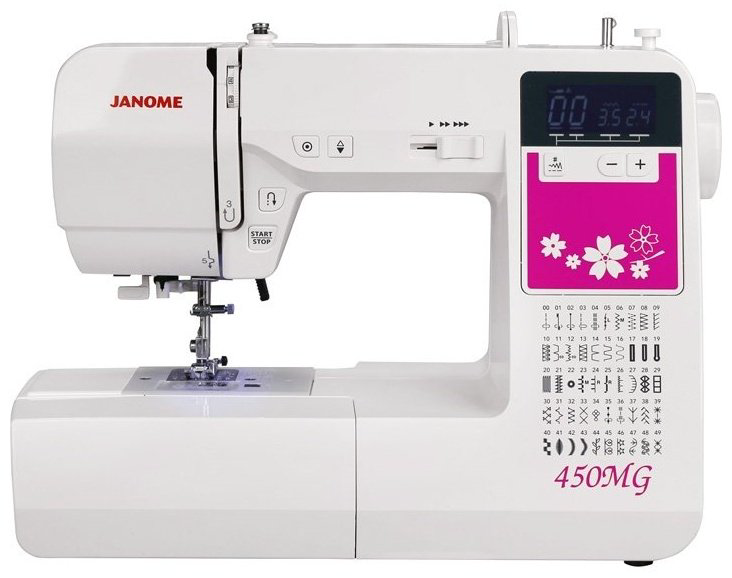 Швейная машина Janome 450MG белый купить,124990