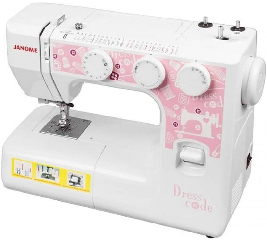 Швейная машина Janome DressCode белый купить,87990