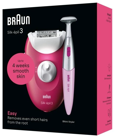 Braun эпилятор 3-202 купить,24990