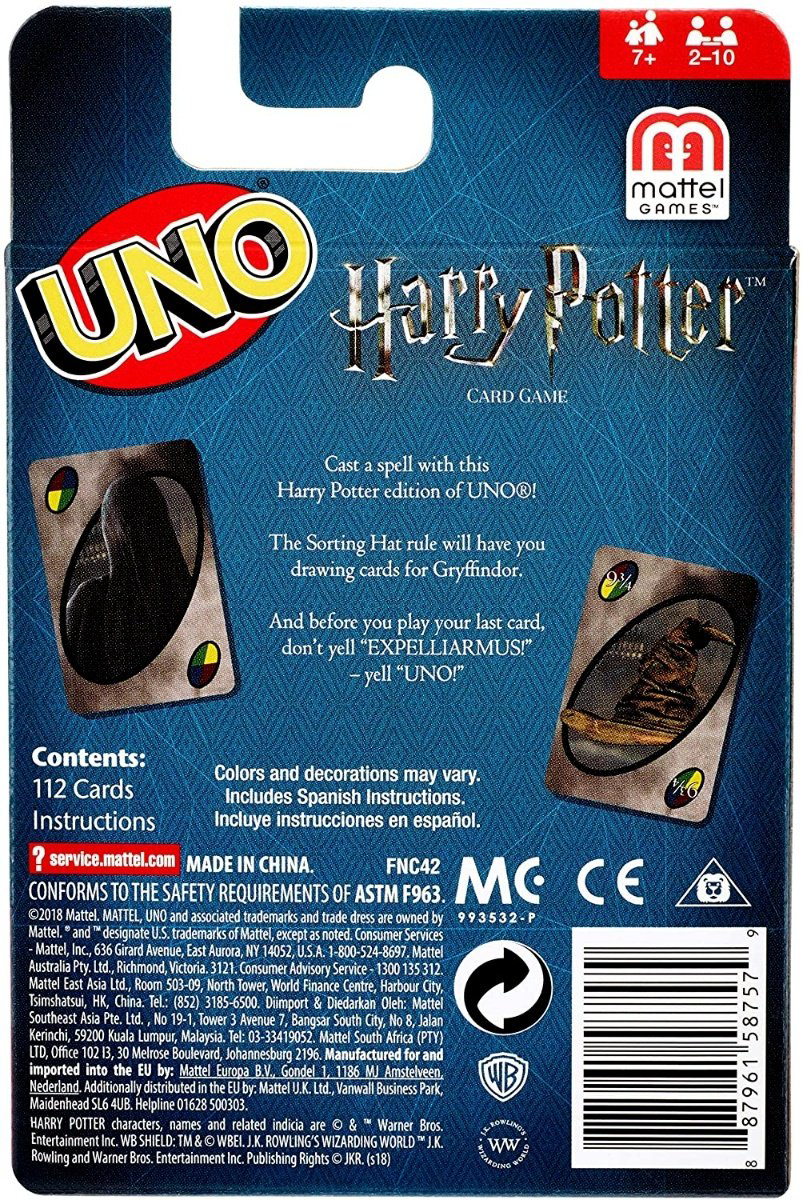Настольная игра UNO Harry Potter FNC420