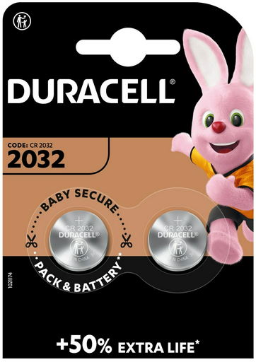 Батарейка CR2032 Duracell 2 шт
