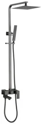 Душевая стойка Abber Daheim AF8216NGL с изливом никель