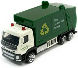 Грузовая Ideal Garbage sorting Dump (1:72) 137151, пластик, металл, зеленый, белый