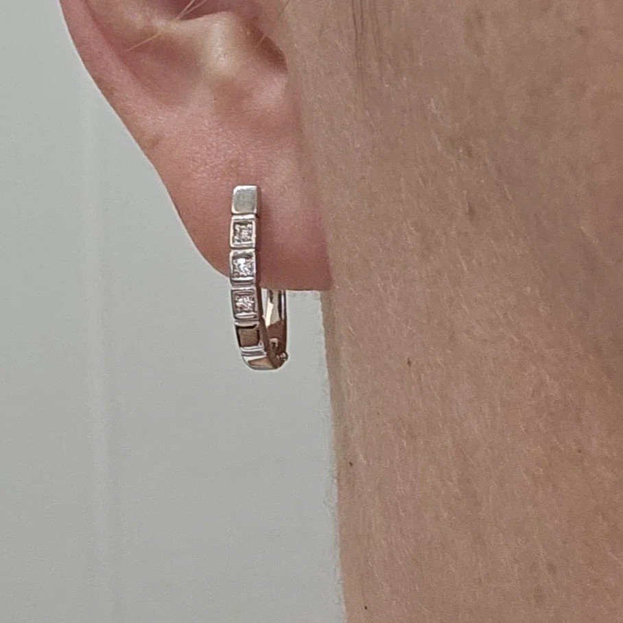 Серьги Deimantas 110685647 2,44гр 0,085ct. купить,NaN