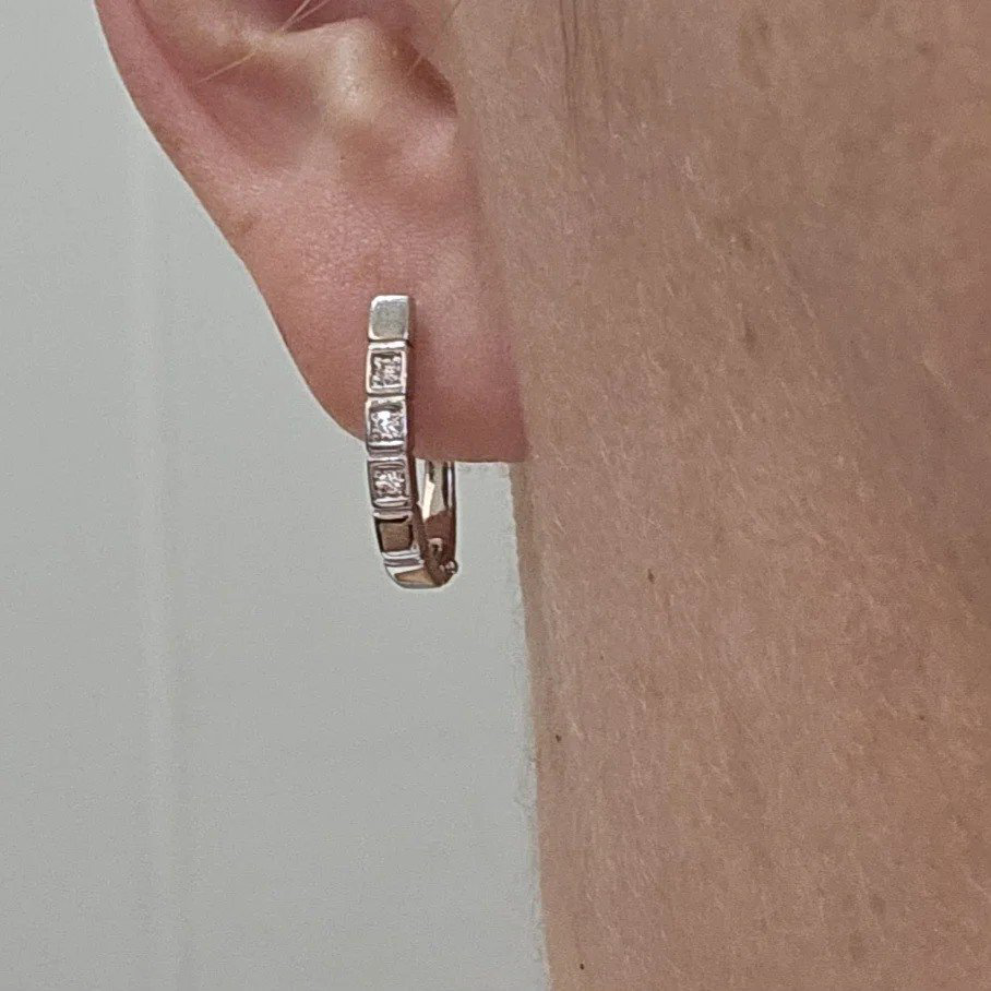 Серьги Deimantas 110685647 2,44гр 0,085ct. купить,NaN