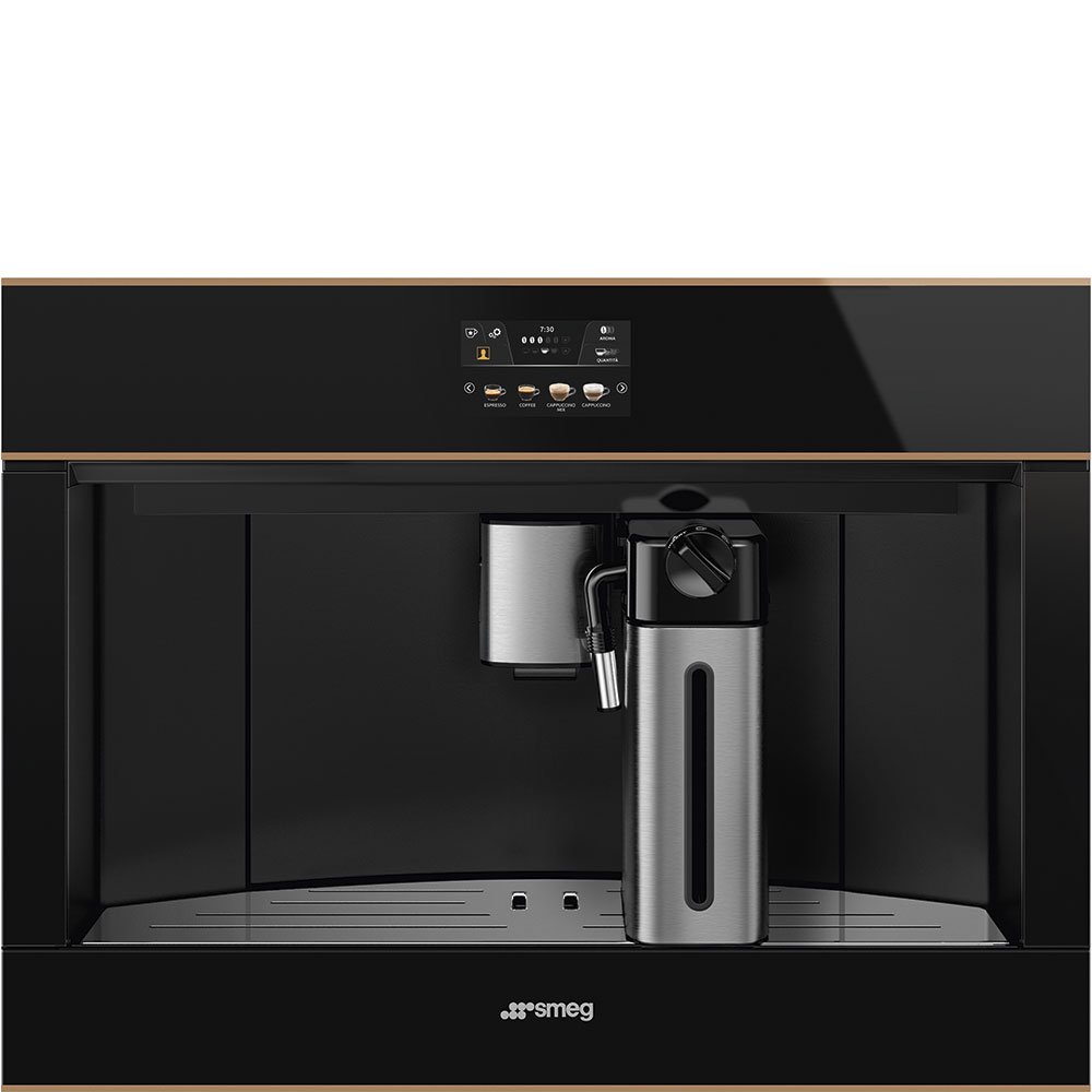 Кофеварка Smeg CMS4604NR черная