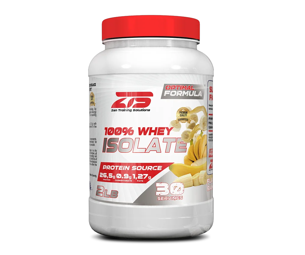 Изолят Zen Training Solutions 100% Whey Isolate Банан 908 гр