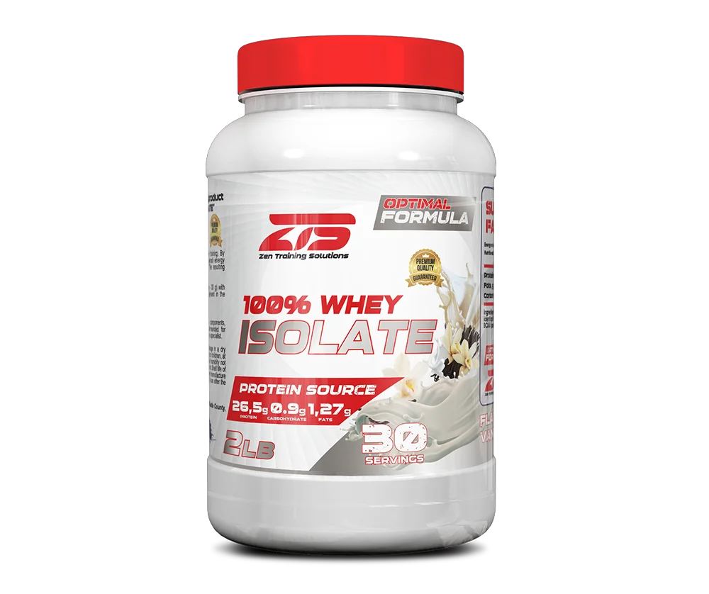 Изолят Zen Training Solutions 100% Whey Isolate Ваниль 908 гр