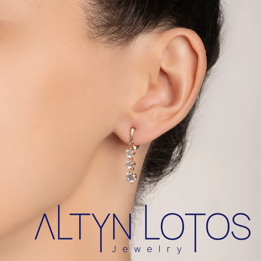 Серьги Кристалл NJ479 4.05гр купить,275400