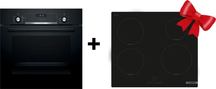 Духовой шкаф Bosch HBJ558YB3Q + варочная поверхность Bosch PUE611BB5E Black